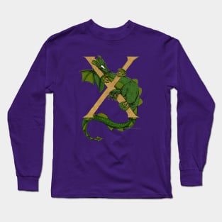 Green Dragon Letter X 2023 Long Sleeve T-Shirt